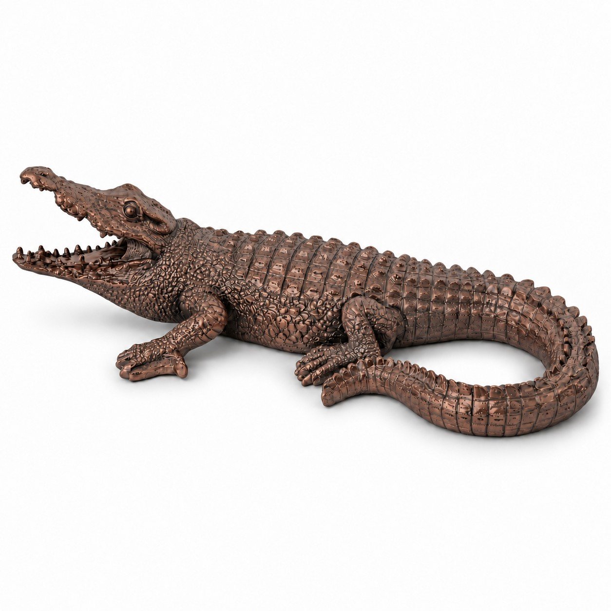 Antyczna figurka krokodyl 80cm - obrazek 1