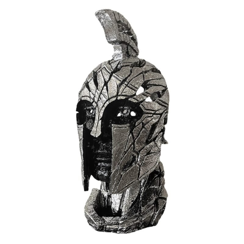 Srebrna figurka Spartanin Hełm 62 cm