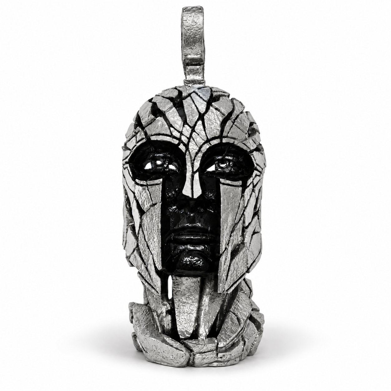 Srebrna figurka Spartanin Hełm 62cm - obrazek 1