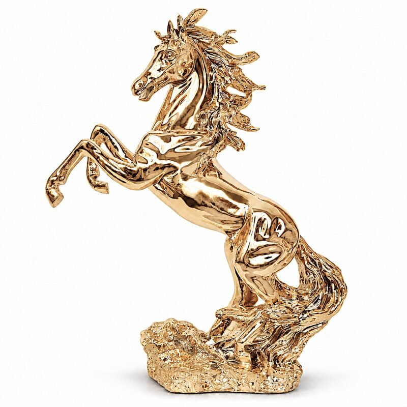 Złota figurka Koń 59cm