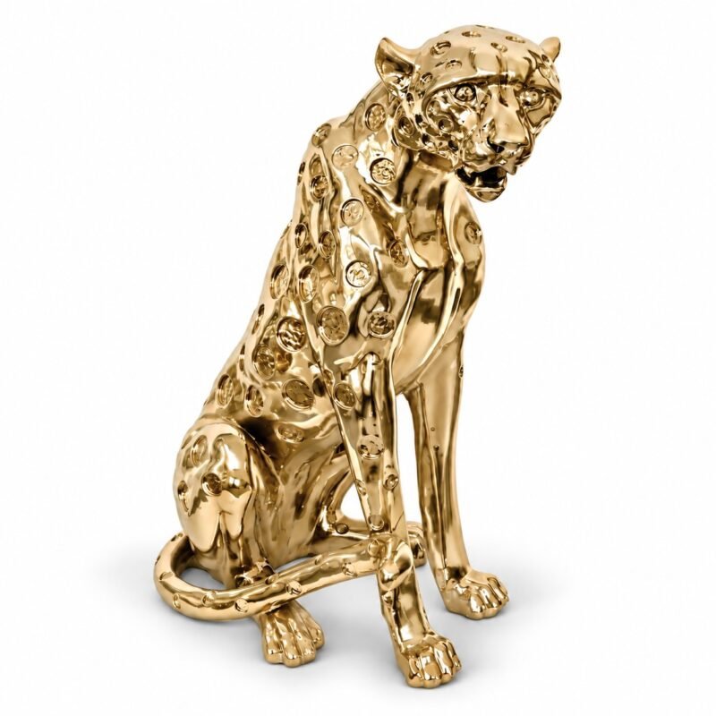 Złota figurka Pantera 63cm
