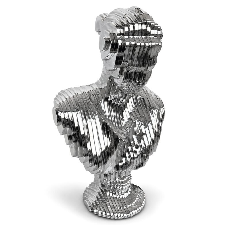 Srebrna figurka Popiersie Kobiety 50cm