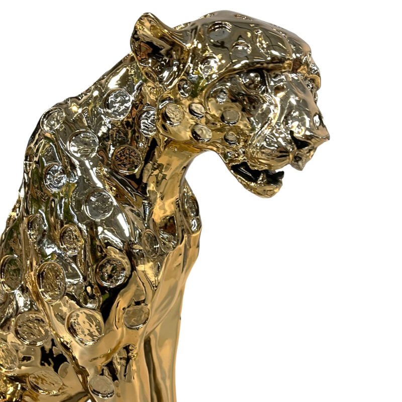Złota figurka Pantera 63 cm - obrazek 3