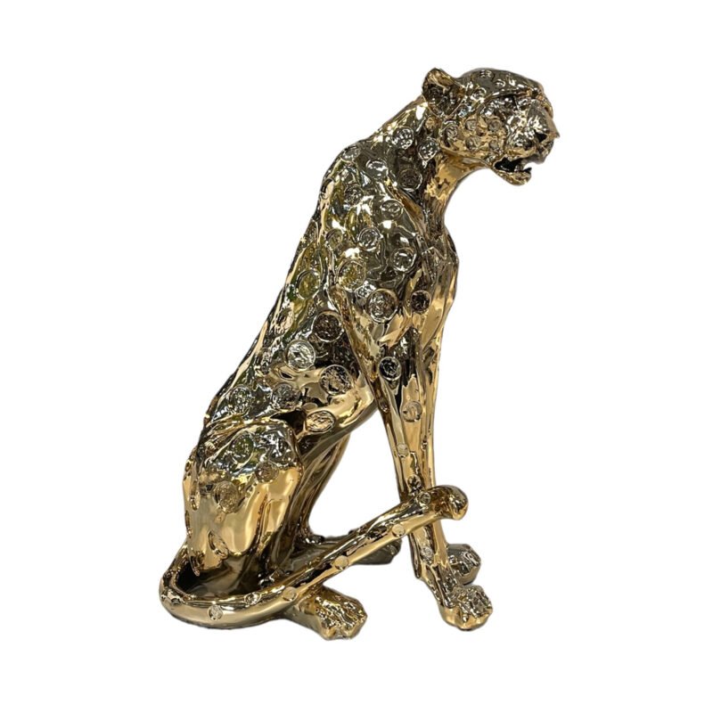 Złota figurka Pantera 63 cm