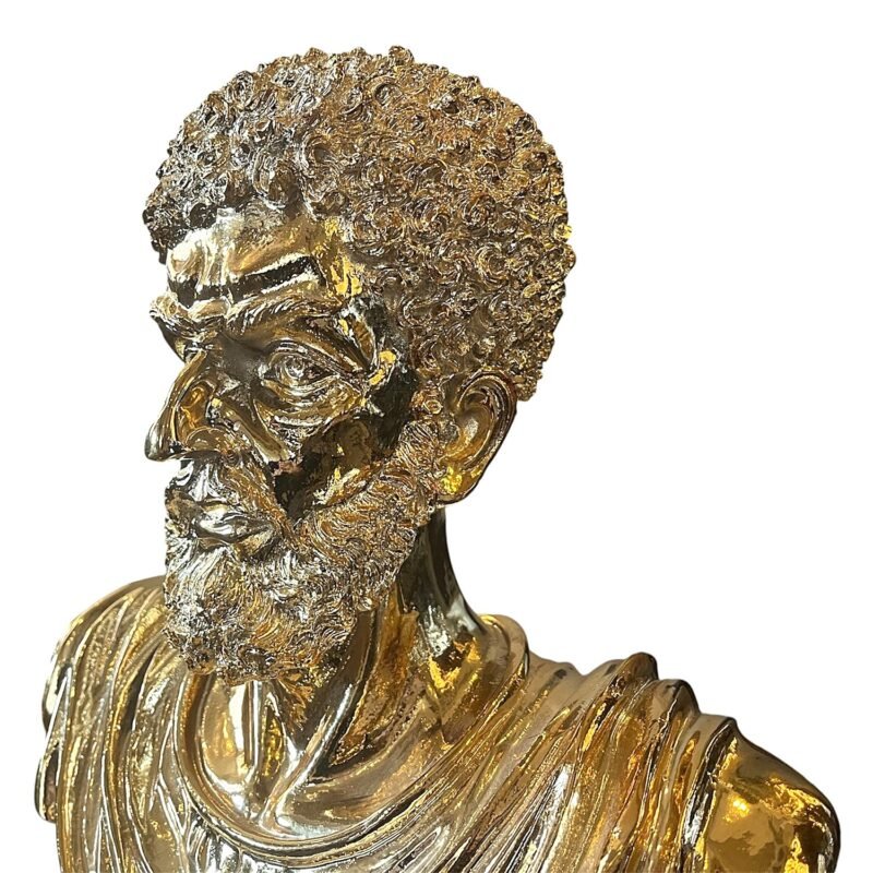 Złota figurka Popiersie Aurelius 30 cm - obrazek 2