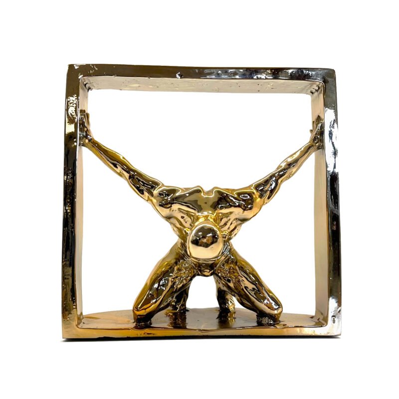 Złota figurka Atleta 20 cm