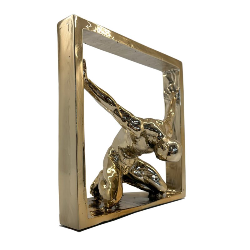 Złota figurka Atleta 20 cm - obrazek 2