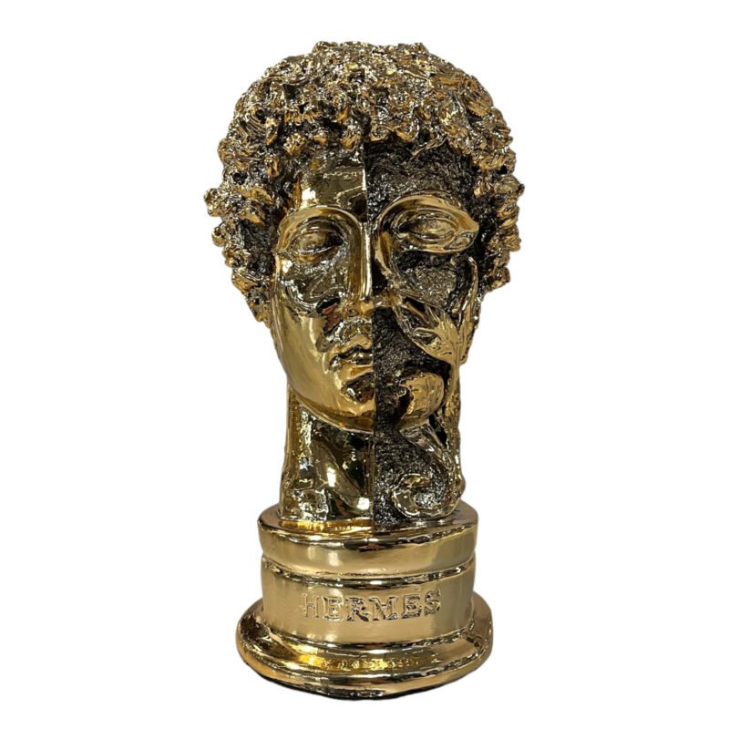 Złota figurka Hermes 28 cm