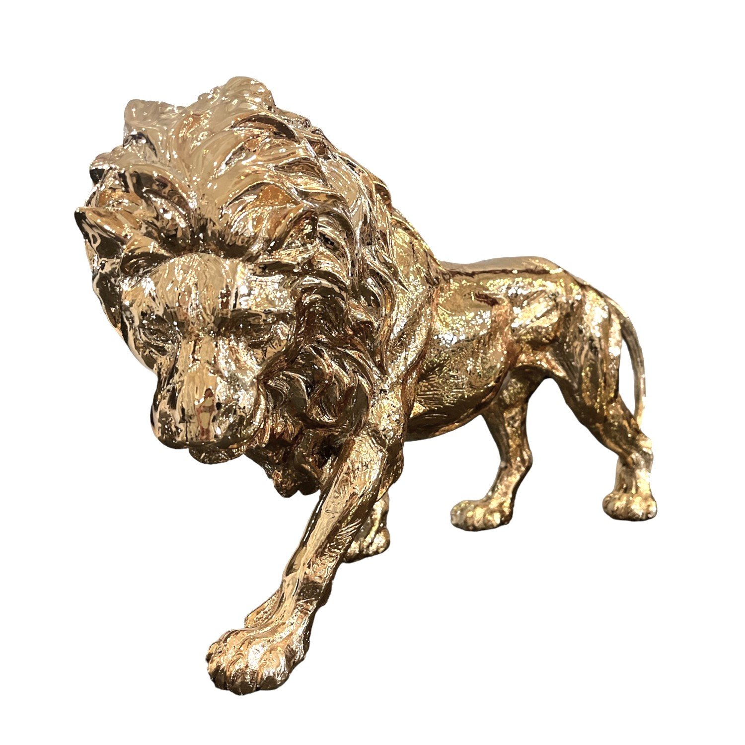Złota figurka Lew 43 cm - obrazek 2