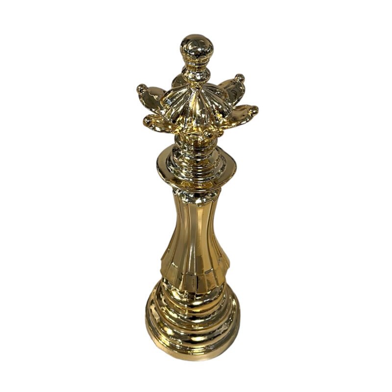 Złota figurka szachowa Królowa 36 cm - obrazek 2