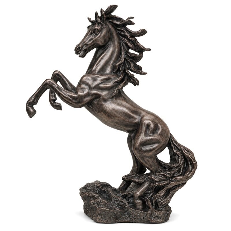Antyczna szampańska figurka Koń 59cm
