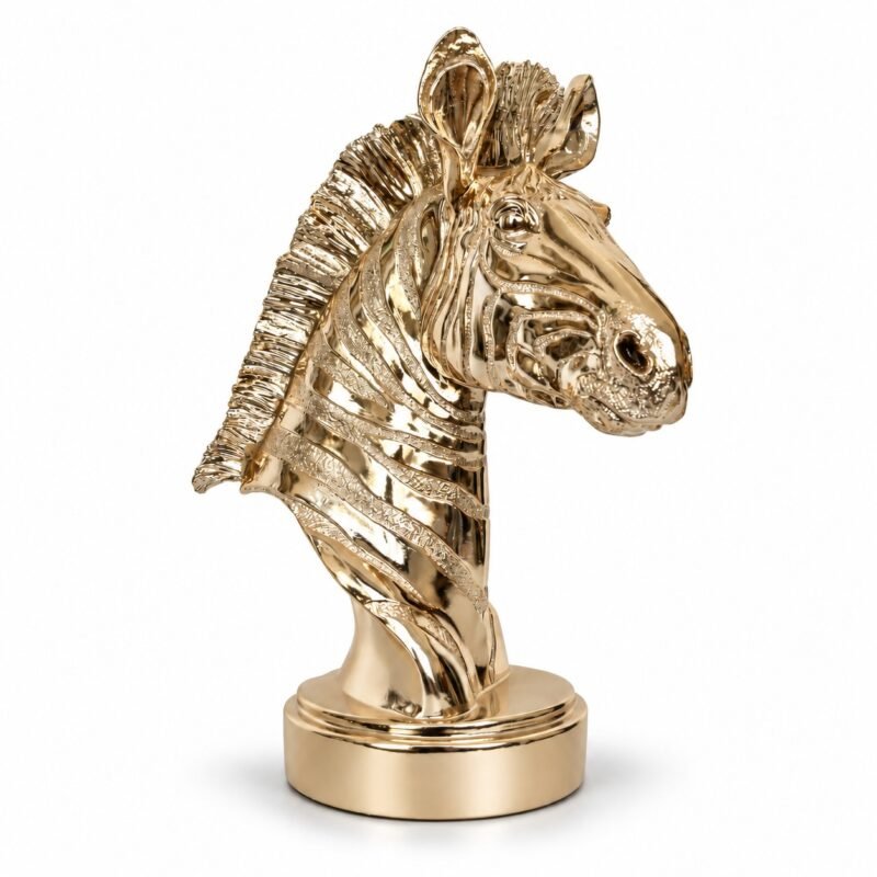 Złota figurka Zebra 42cm